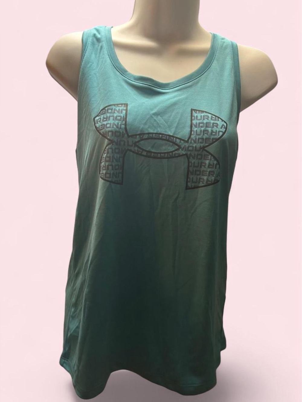 🩵Under Armour Women's Teal Logo Tank Top - Sleeveless Performance🩵